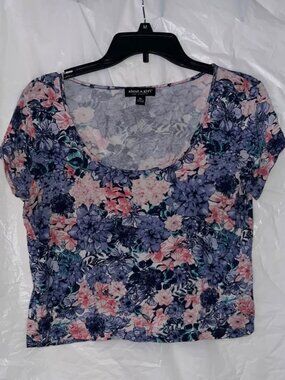 About A Girl Floral Crop Top, XL